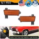 For Chevy 1970 Chevelle El Camino Front Bumper Lower Marker Lamps Housings Amber