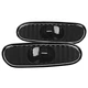 Fit 2000-2005 Toyota Celica GT Black Side Marker Lights Bumper Lamps Left+Right