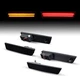 Smoked Front & Rear Bumper LED Side Marker Lights For 2008-2014 Dodge Challenger