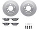 Rear Brake Pad and Rotor Kit For 1996-1997, 1999-2000 BMW Z3 VB188TW