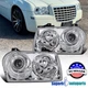 Fits 2005-2010 Chrysler 300 Projector Headlights Lamps Pair Replacement