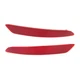 For Ford Fiesta 2014-2019 Bumper Reflectors Rear, Driver and Passenger Side Pair