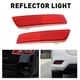 2PCS Bumper Reflector Set Fits 2013-2018 Nissan Sentra Rear Left & Right EXV