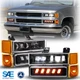 DOT LED Headlight Bumper Turning Lamp for Chevrolet Suburban K1500 K2500 1994-99