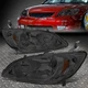 FOR 04-05 HONDA CIVIC SEDAN COUPE SMOKED HOUSING AMBER CORNER HEADLIGHT HEADLAMP