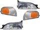 Headlights Signal Lamps Set for 1995 1996 Camry Driver Passenger Pair