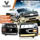 VLAND LED Headlights For 2007-2013 Chevy Silverado 1500 2500 3500HD W/Sequential VLAND LED Headlights For 2007-2013 Chevy Silverado 1500 2500 3500HD W/Sequential