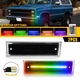 Smoke Len RGB LED Side Marker Light Front For GMC C1500 C2500 C3500 1981-1986 2X