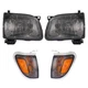 Smoke Headlights Signal Corner Lights For Toyota Tacoma 2001 02 03 2004 W/bulbs