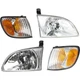Fits Toyota Sienna 2001-2003 Front Headlights Headlamps & Corner Lights Kit Pair