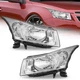Pair Headlights Assembly For 2011-2015 Chevy Cruze Chrome Clear Corner Headlamps