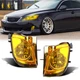 Fits 2006-2010 Lexus IS250 / IS350 Replacement Amber/Yellow Lens Fog Lights Set