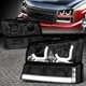 [3D LED J-HALO DRL]FOR 03-07 CHEVY SILVERADO HEADLIGHT BUMPER LAMPS SMOKED/CLEAR