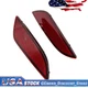 Pair Rear Bumper Reflex Reflector Fit For 18-19 Hyundai Sonata Left & Right Side