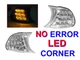 DEPO Amber LED M3 Screw-On Clear Corner Signal Lights For 2002-2006 BMW E46 LCI