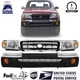 Front Bumper Textured & Headlight Kit Set of 12 For 1998-2000 Toyota Tacoma