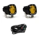 Baja Designs Pair S1 Amber Wide Cornering LED Light w/Mounting Bracket