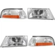 MERCURY GRAND MARQUIS 2005 HEADLIGHTS HEAD CORNER LIGHTS LAMPS