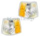 For 93-97 Volvo 850 Corner Turn Signal Park Light Lamp Assembly Set Pair