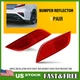Rear Side Bumper Reflector Pair Light For Subaru Crosstrek Impreza WRX XV 08-17