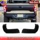 Rear Bumper End Cap Cover Matte Black For Toyota Tacoma 2016-2023 W/O Sensor