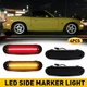 2Pcs Front&Rear LED Side Marker Light lamp Smoked Len For 90-05 Mazda Miata MX-5