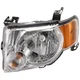 Driver Side Headlight For Ford Escape 2008-2012 Halogen with Bulb(s) CAPA