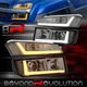 For 2002-2006 Avalanche Smoke LED DRL Projector Head Lights Assembly Bumper Lamp