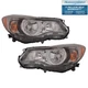 Headlights CAPA For 2012-2014 Subaru Impreza XV Crosstrek SU2502140 SU2503140