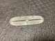 1958 Pontiac clear parking lamp lens replaces GM #: 5948853
