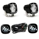 Baja Designs&reg; S1 LED Lights Pair Clear Wide Cornering, Rock Guards, Wire Harness