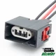 Side Marker/Turn signal lights connector Dodge Ram 3500. 2001-2002. 55054772AD