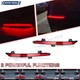 Red LED Bumper Reflector Flowing Brake Tail Light Signal For Honda Accord 18-21