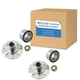Pair Front Wheel Hub & Bearing Assembly Fits 1988-1989 Honda Accord l4 2.0L