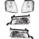 Headlight Set Halogen For 1995-1997 Toyota Avalon XL XLS