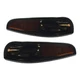 Bumper Smoke Turn Signal Lights For Chevy Corvette C5 1997-2004 Chrome Housing