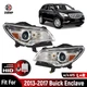 For 2013-2017 Buick Enclave HID/Xenon Headlight w/o AFS w/Bulb Left+Right Pair
