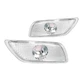 For Ford Focus Replacement Chrome Clear Bumper Signal Lamps Fog Lights Left+Righ