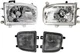 Fog Light Kit for Nissan Pathfinder 1999-2004, Right (Passenger) and Left