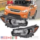 For 13-16 Subaru XV Crosstrek 12-15 Impreza Headlights Pair w/ Bulbs Left Right 