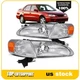 For 1998-2000 Toyota For Corolla Headlights Corner Reflector Lamp Chrome Housing