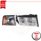 Corner Light and Headlight Right Side for 97-99 Cadillac DeVille Base, Concours