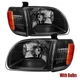 For 2000-2004 Toyota Tundra Regular/Access Cab Headlights Headlamps Pair W/bulbs