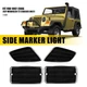 4xTurn Signal Light Housings Kit Fit 97-06 Jeep Wrangler TJ Front Bumper Fender