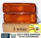 Bumper Parking Signal Light 3 Wires Fit 1989-95 Toyota Pickup 1990-91 4RUNNER