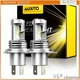 2x AUXITO H4 9003 LED Headlight Conversion Bulb Kit High Low Beam Bright EOOH