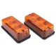 2x LED Amber Light 92185C1 for CASE 7110 7230 8910 MX100 9282 986 1086 1486 5088