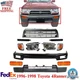 Front Bumper Face Bar Black Steel Kit For 1996-1998 Toyota 4Runner 11 Pcs