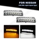 Switchback LED DRL Turn Signal Lights Daytime Running Lamp For 03-05 Nissan 350Z