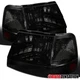 Fit 1998-2000 Ford Ranger Smoke Headlights+Corner Turn Signal Lamps Left+Right